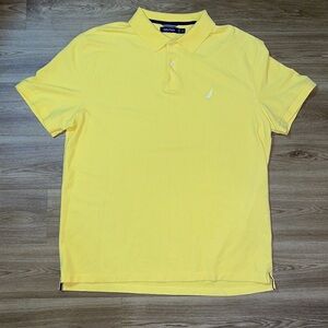 Yellow Nautica XL Polo Tee Shirt